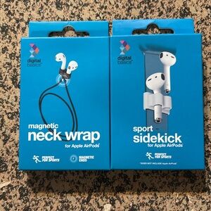 Magnetic Neck Wrap and Sport Sidekick for Apple AirPods